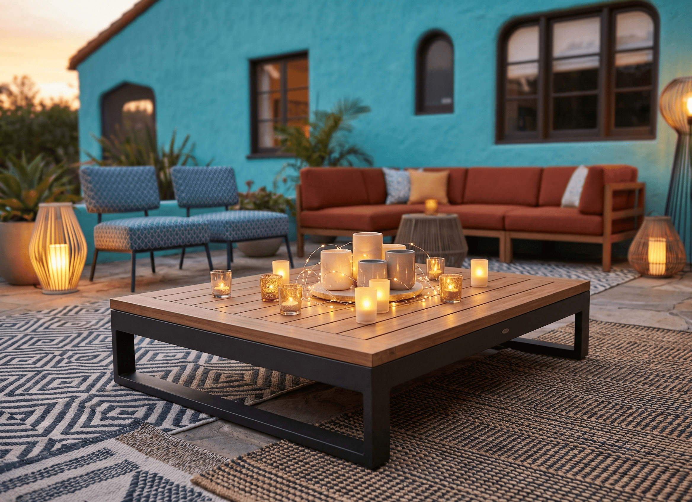 Outdoor Coffee Table Decor Ideas