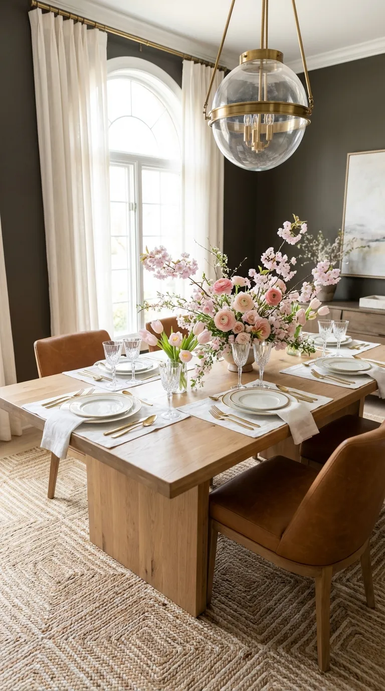 Pink Floral Centerpiece