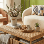 Wicker Coffee Table Decor Ideas