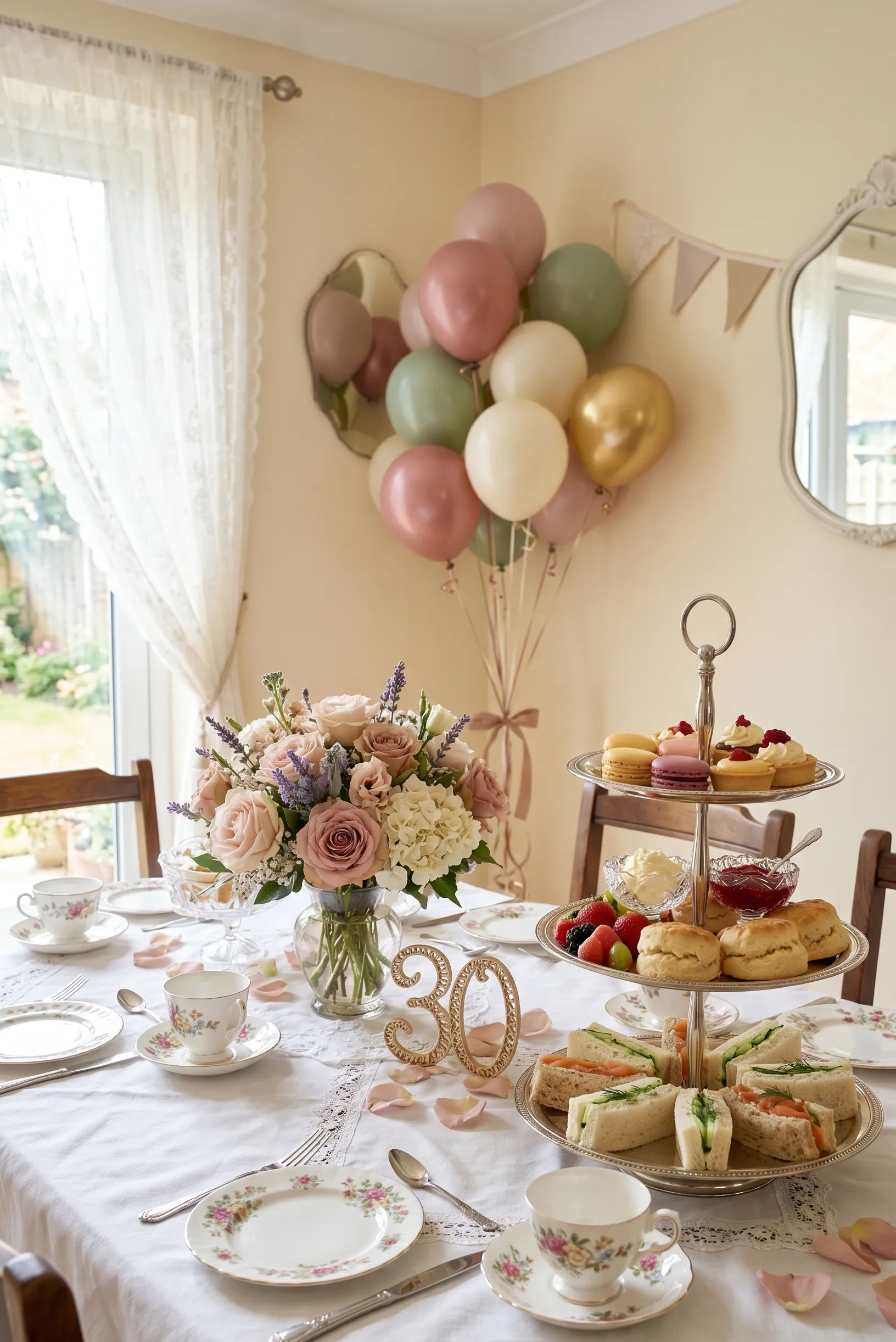 High Tea Party with Vintage Elegance