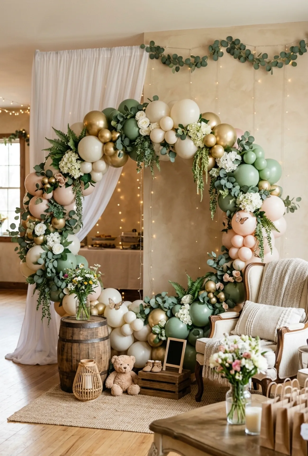 Balloon Hoops for Photo Corners