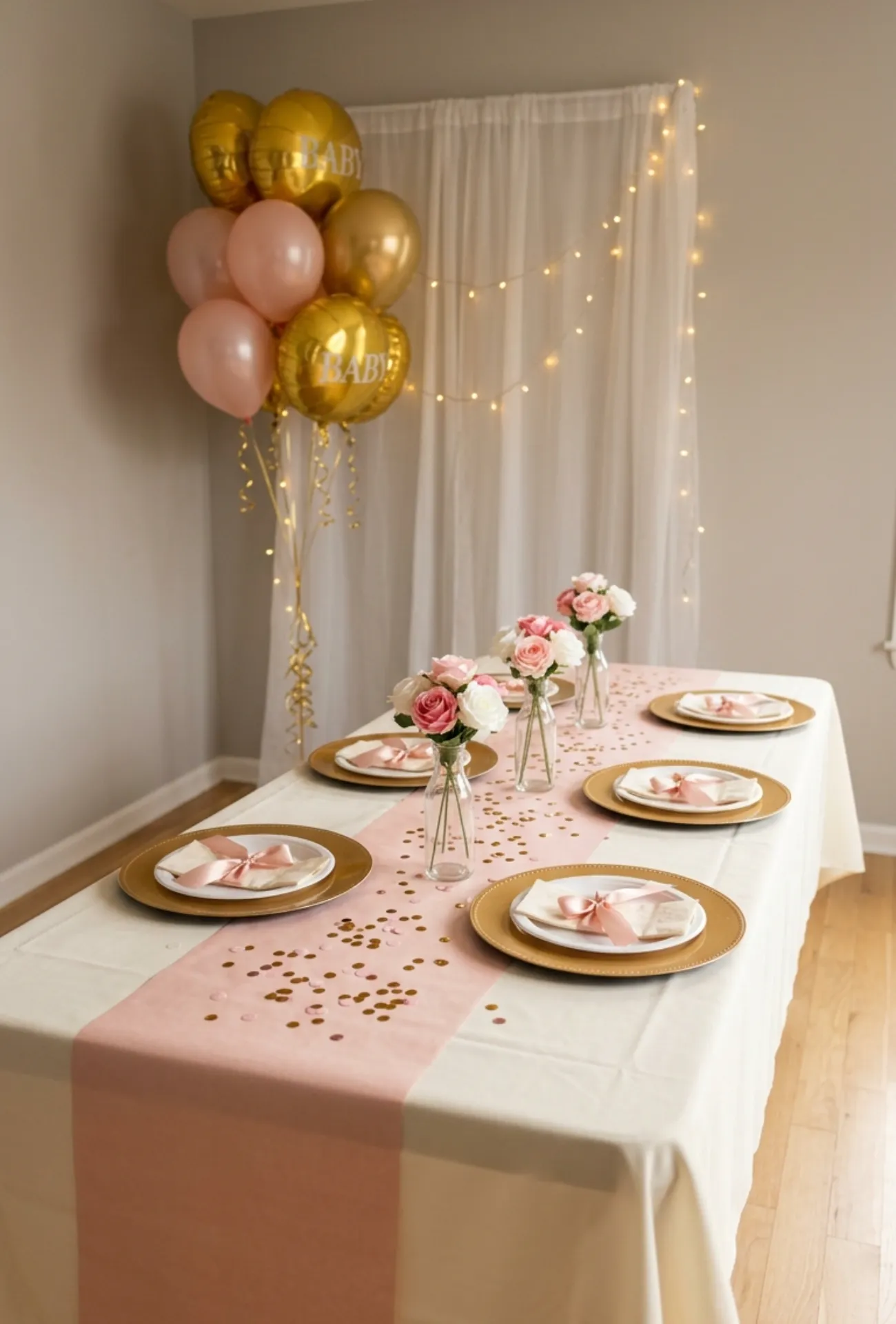 Gold and Blush Glam on a Budget