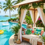 Tropical Pool Party Ideas