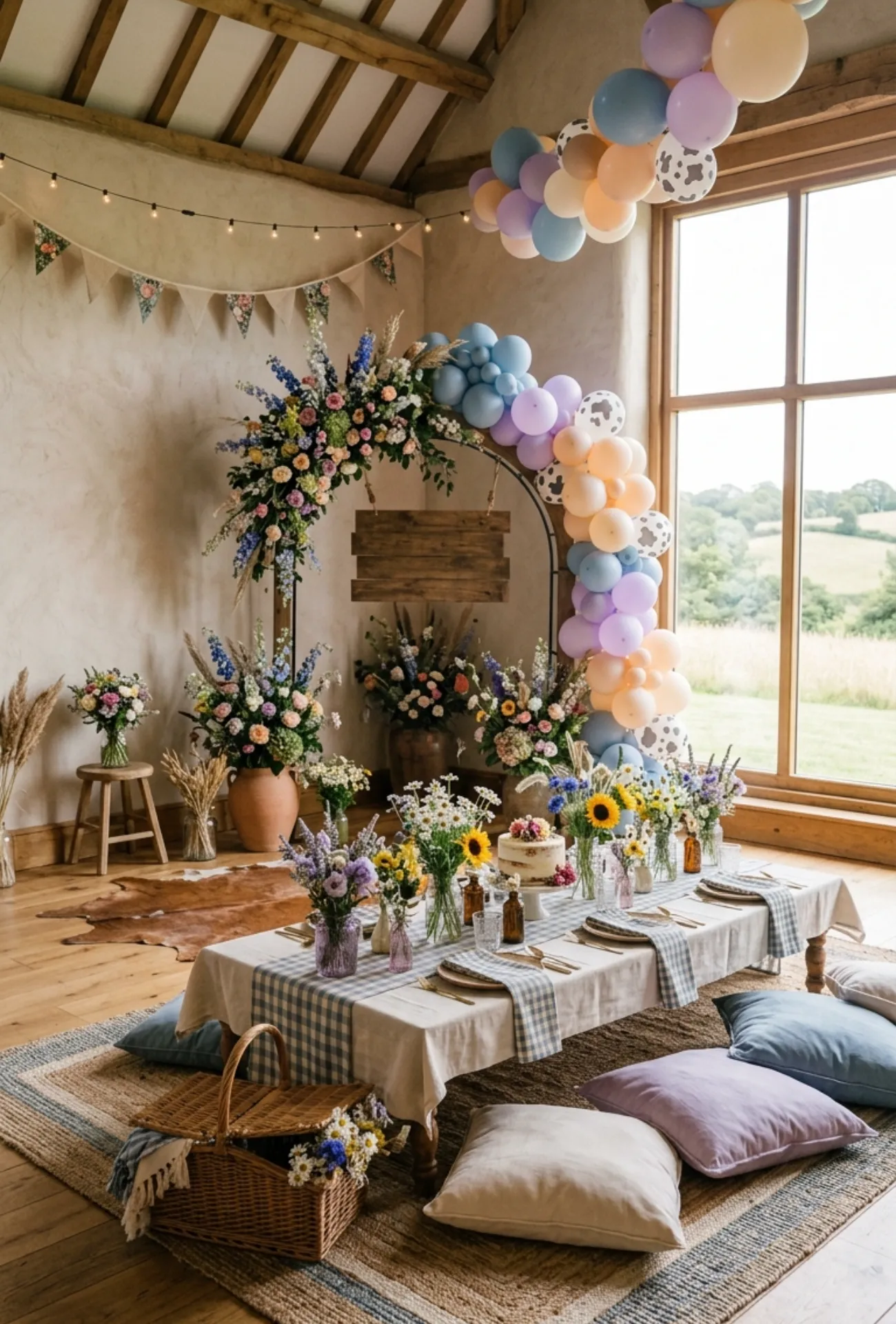 Wildflower Western Meadow Picnic
