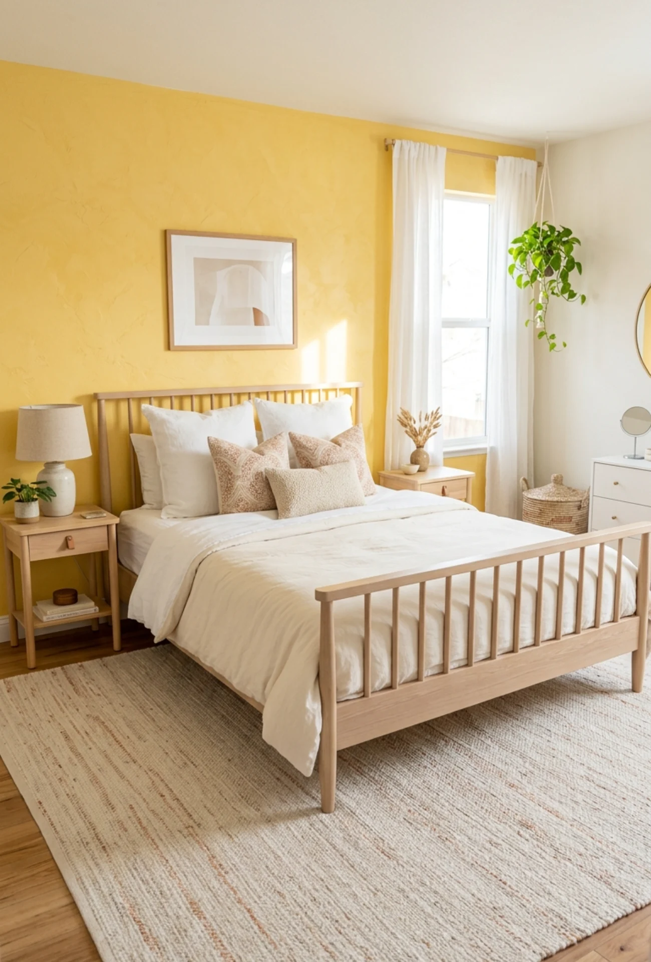 Add a Light Colored Area Rug
