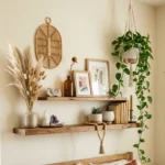 Bedroom Shelf Styling Ideas Above the Bed