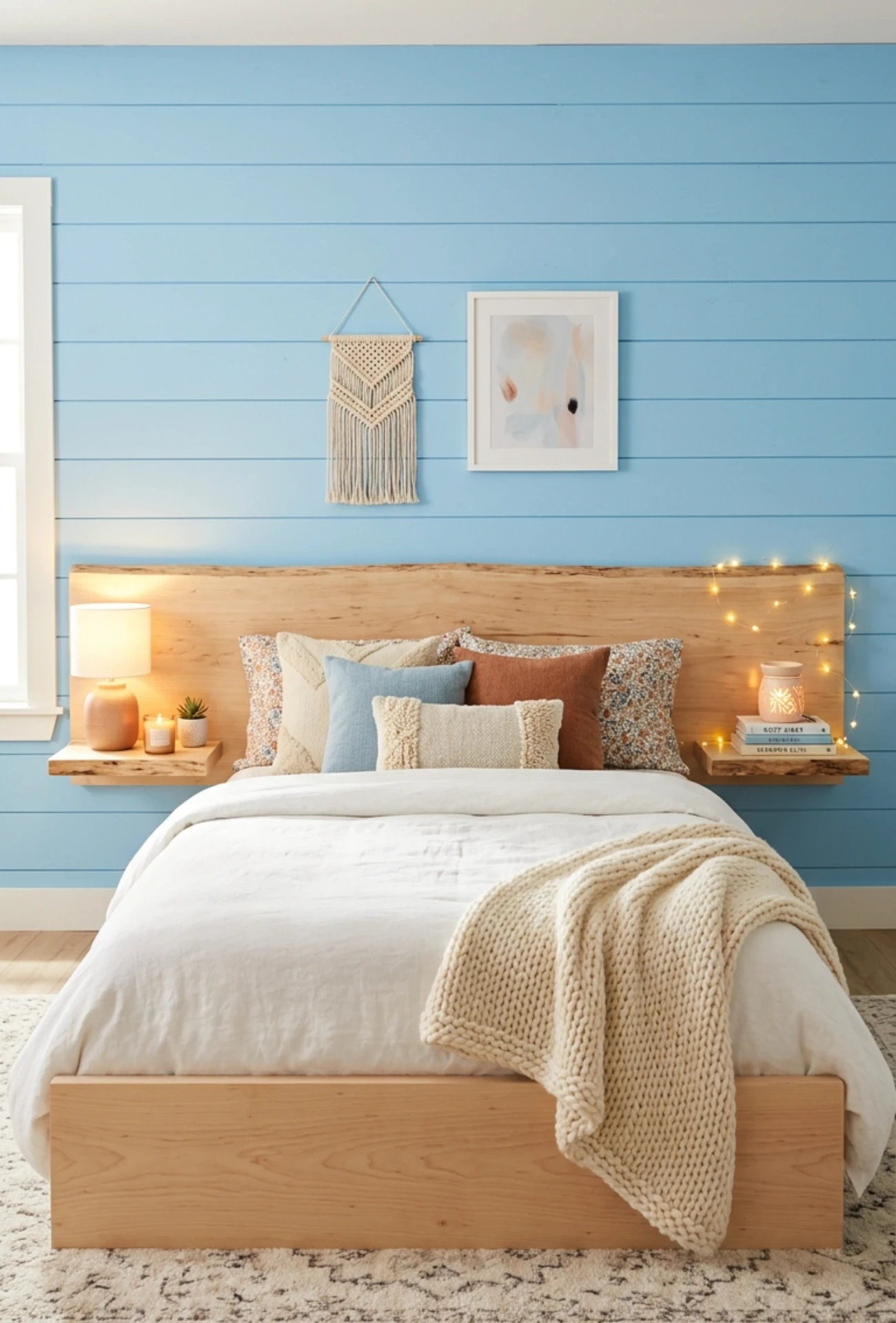 Finish with Soft Lighting and Cozy Accessories