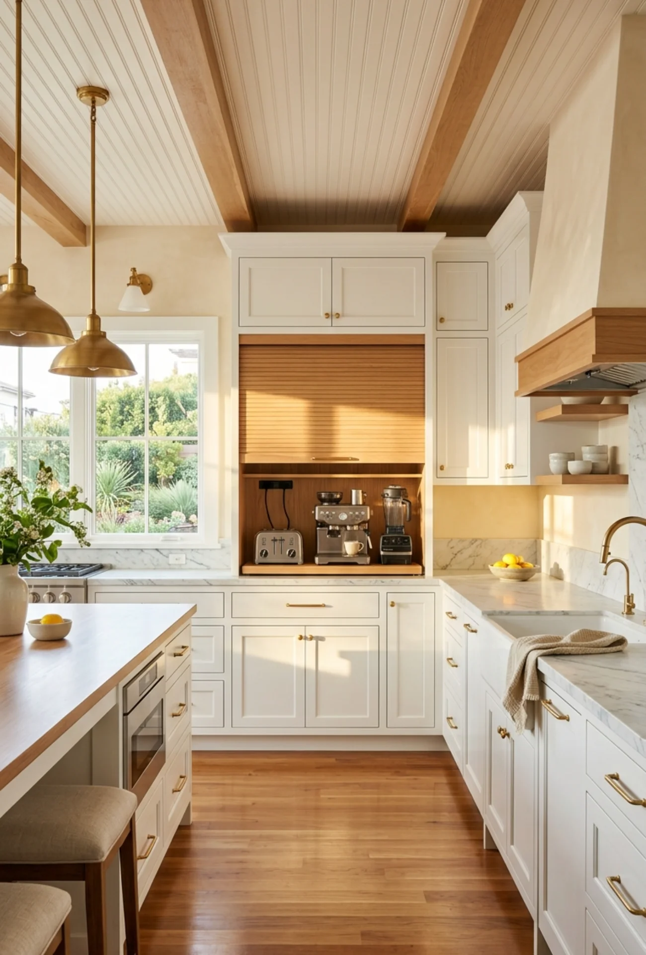 Hidden Appliance Garage for a Clutter-Free Counter