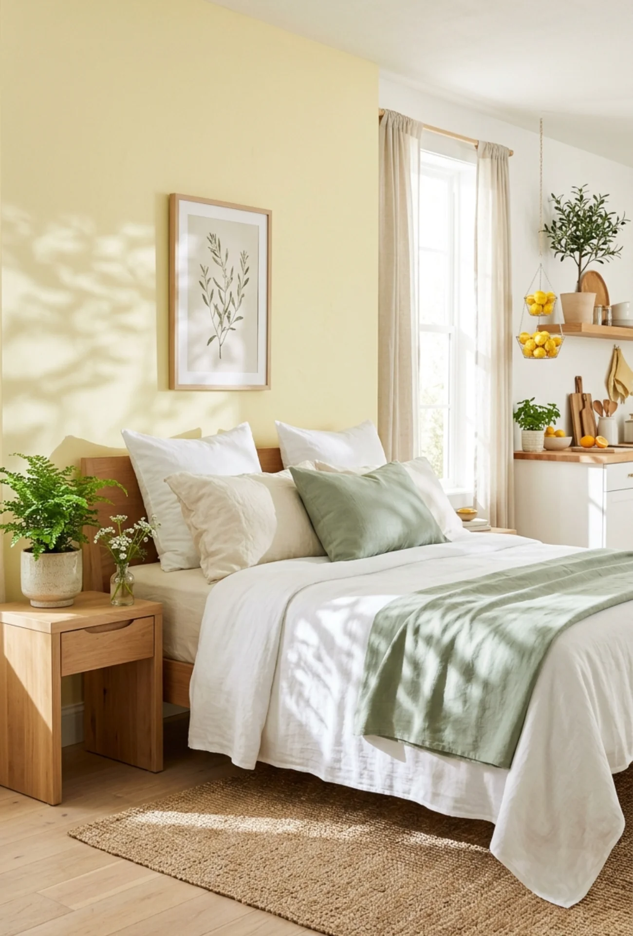 Lightweight Summer Bedroom Styling
