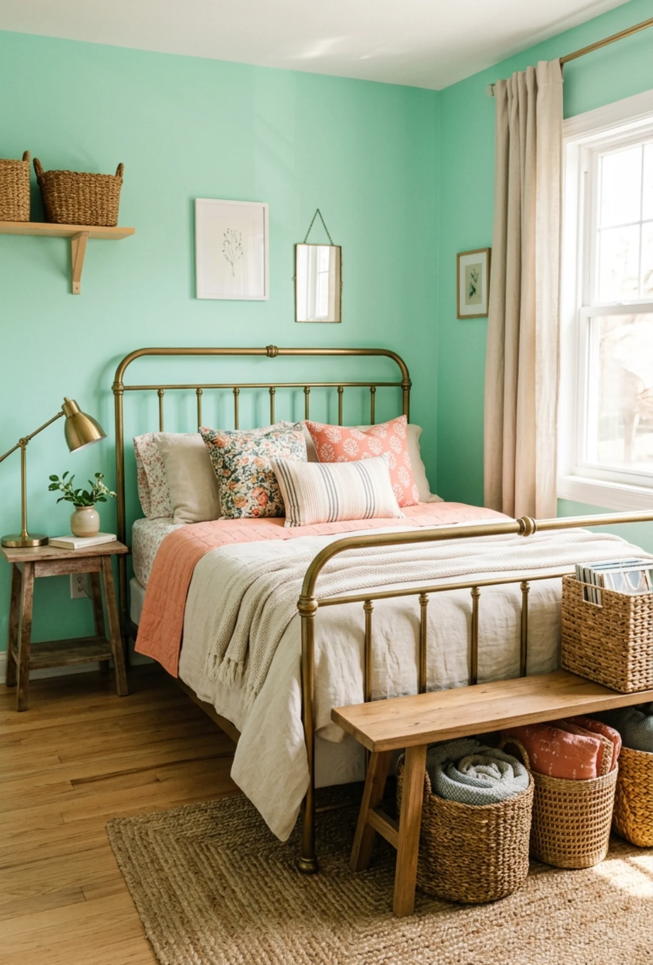 Organize with Woven Storage Baskets