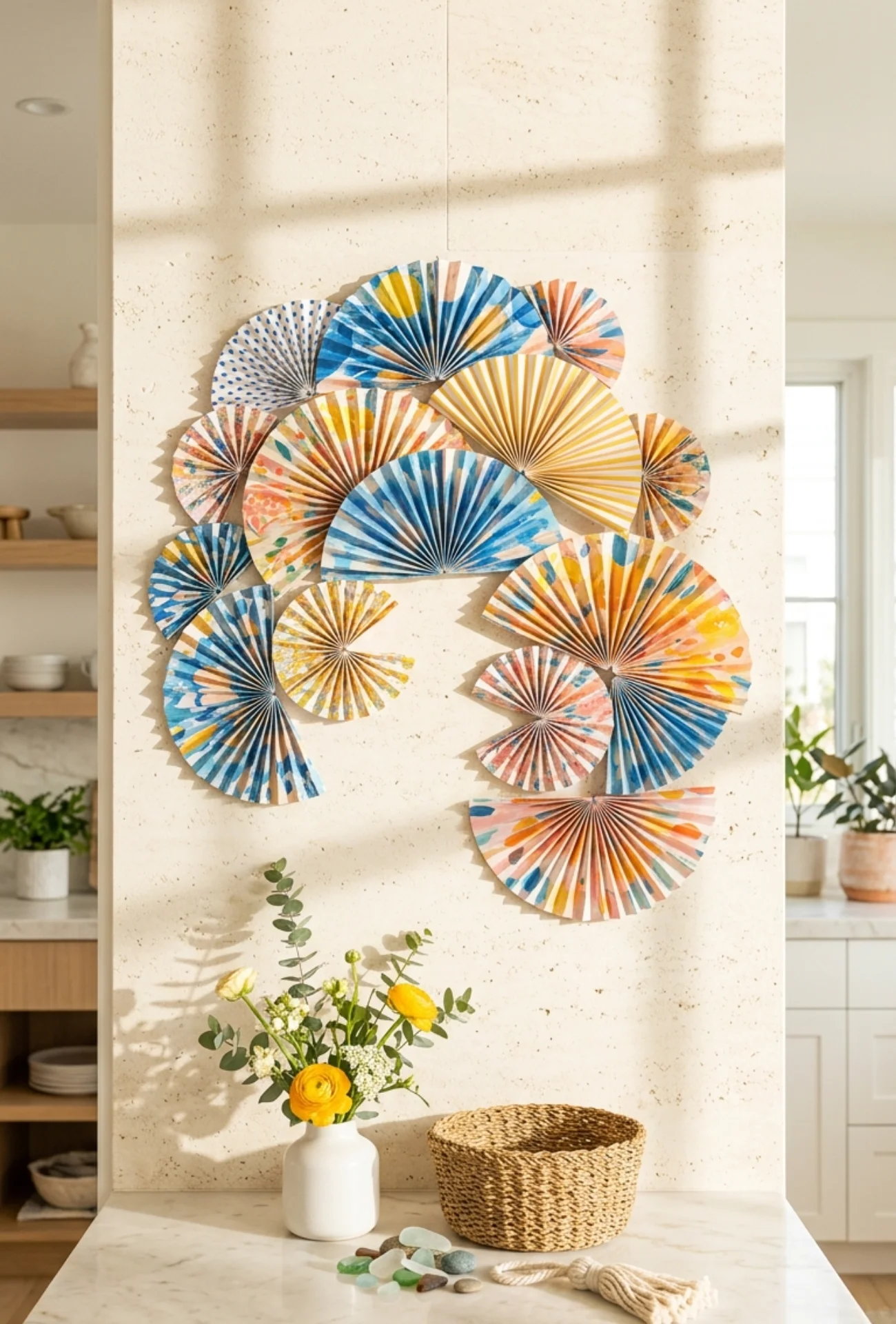 Paper Fan Wall Decorations