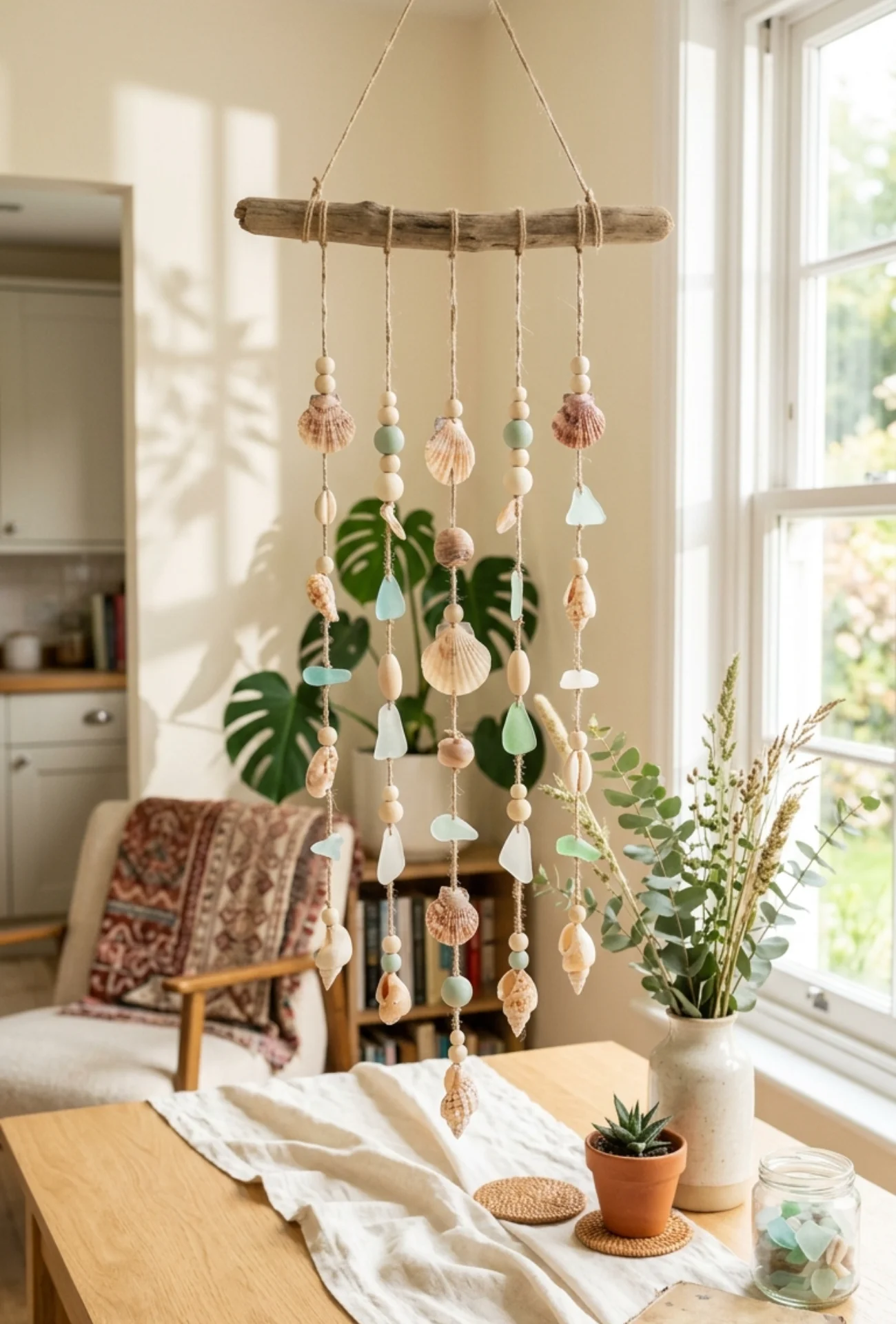 Seashell Wind Chime Craft