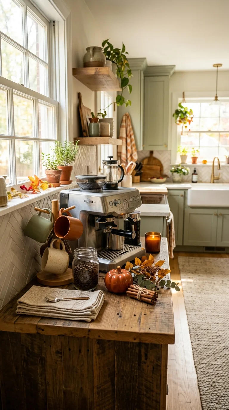 Create a Cozy Fall Coffee Station
