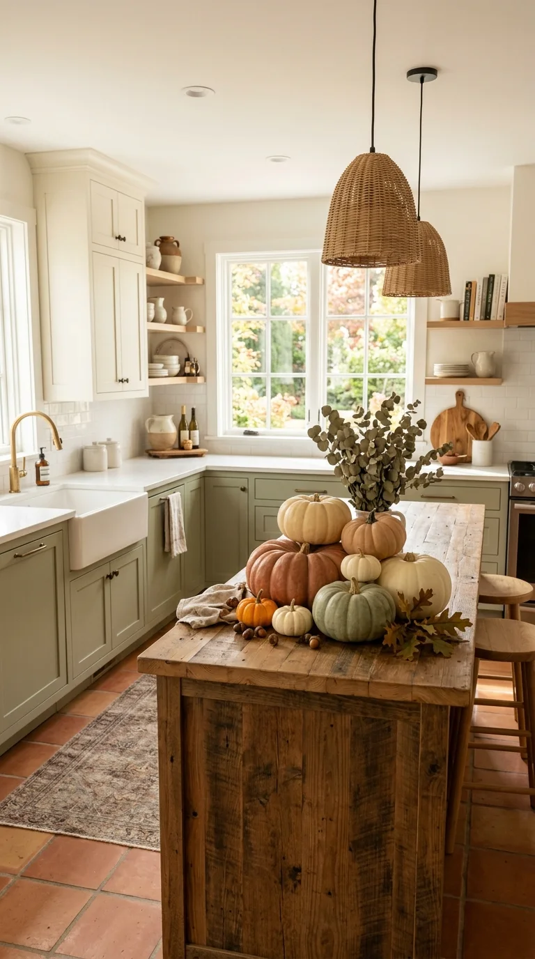 Create a Simple Pumpkin Kitchen Display