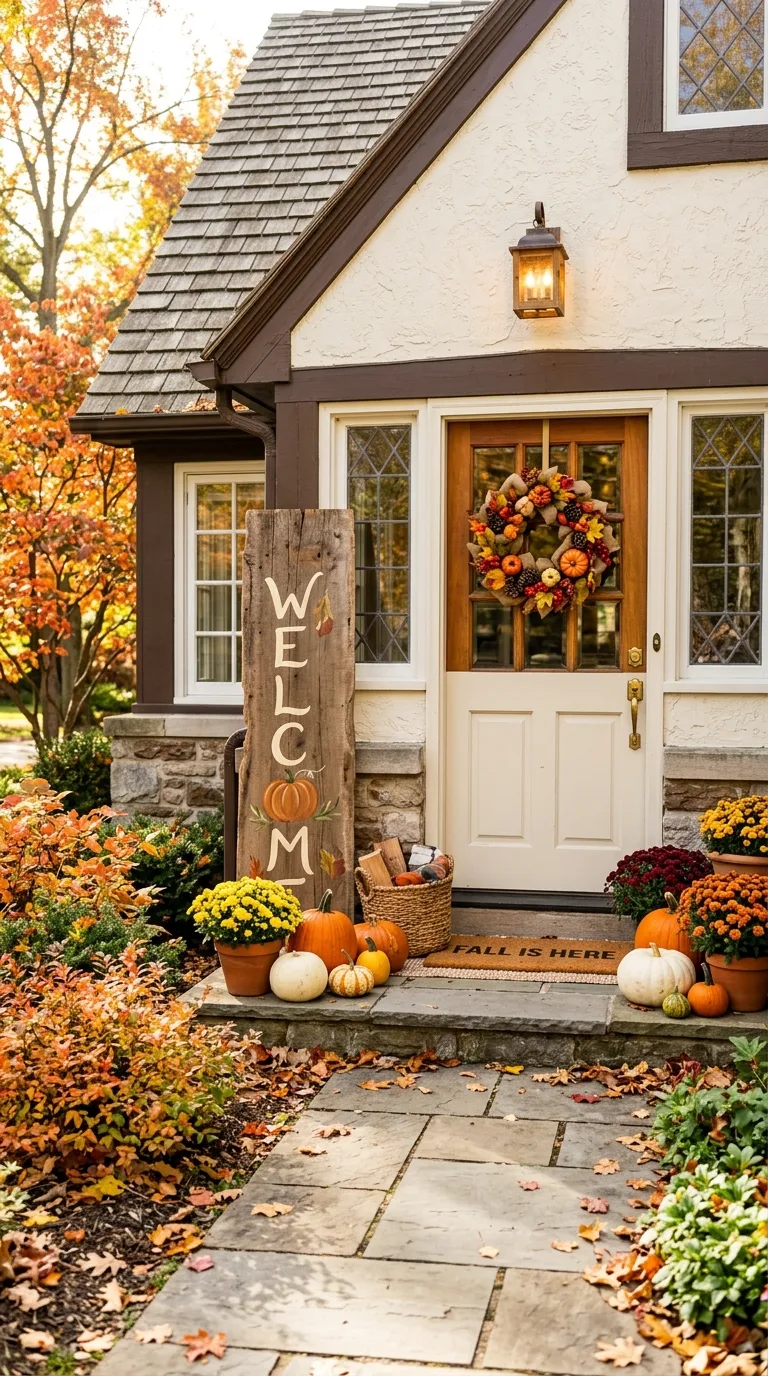 DIY Wooden Welcome Sign
