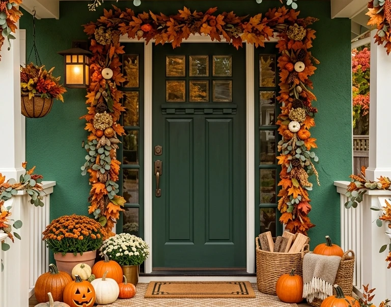 Front Porch Fall Decor Ideas